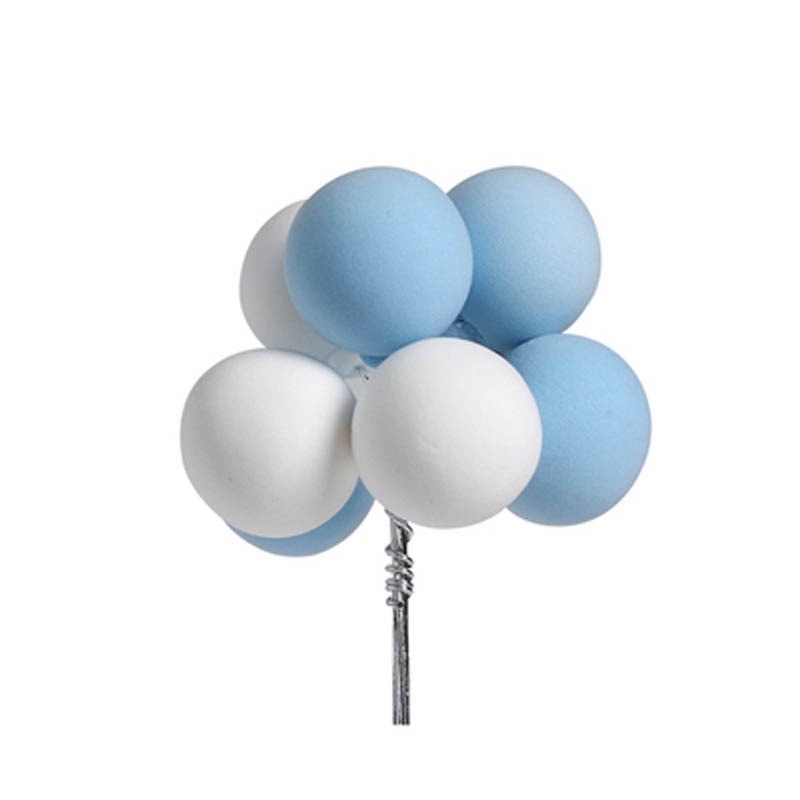 Set 5 Que Cắm Bong Bóng Nhiều Màu Sắc Dùng Để Trang Trí Bánh Kem