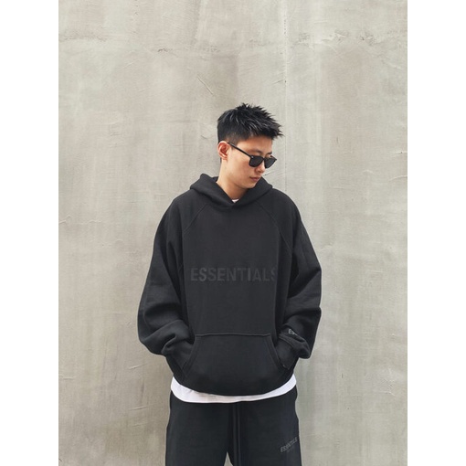 FREESHIP ÁO NỈ HOODIE ESSENTIALS,NỈ BÔNG COTTON 100% MỀM MẠI DÀY DẶN,ÁO NỈ BÔNG UNISEX,FREESIZE DƯỚI 65kg