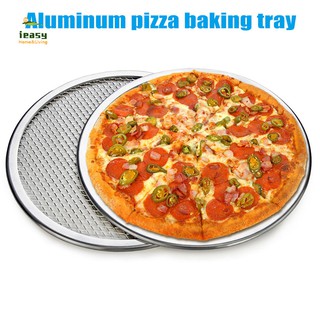 Set 2 đế làm bánh pizza bằng hợp kim nhôm không dính tiện lợi