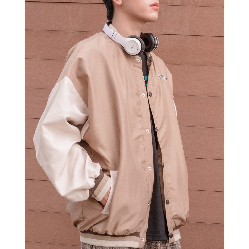 Áo Bomber Jacket Unisex 🍓FreeShip🍓 Áo Khoác Bóng Chày Nhung 2 Lớp Đôi Nam Nữ | BigBuy360 - bigbuy360.vn