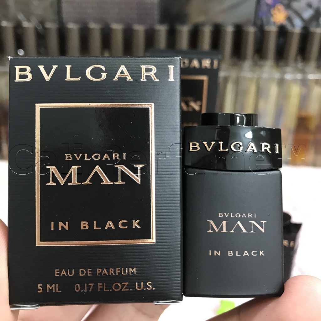 Nước Hoa Nam Bvlgari Man In Black 5ml Mùi Hương Mạnh Mẽ Nam Tính