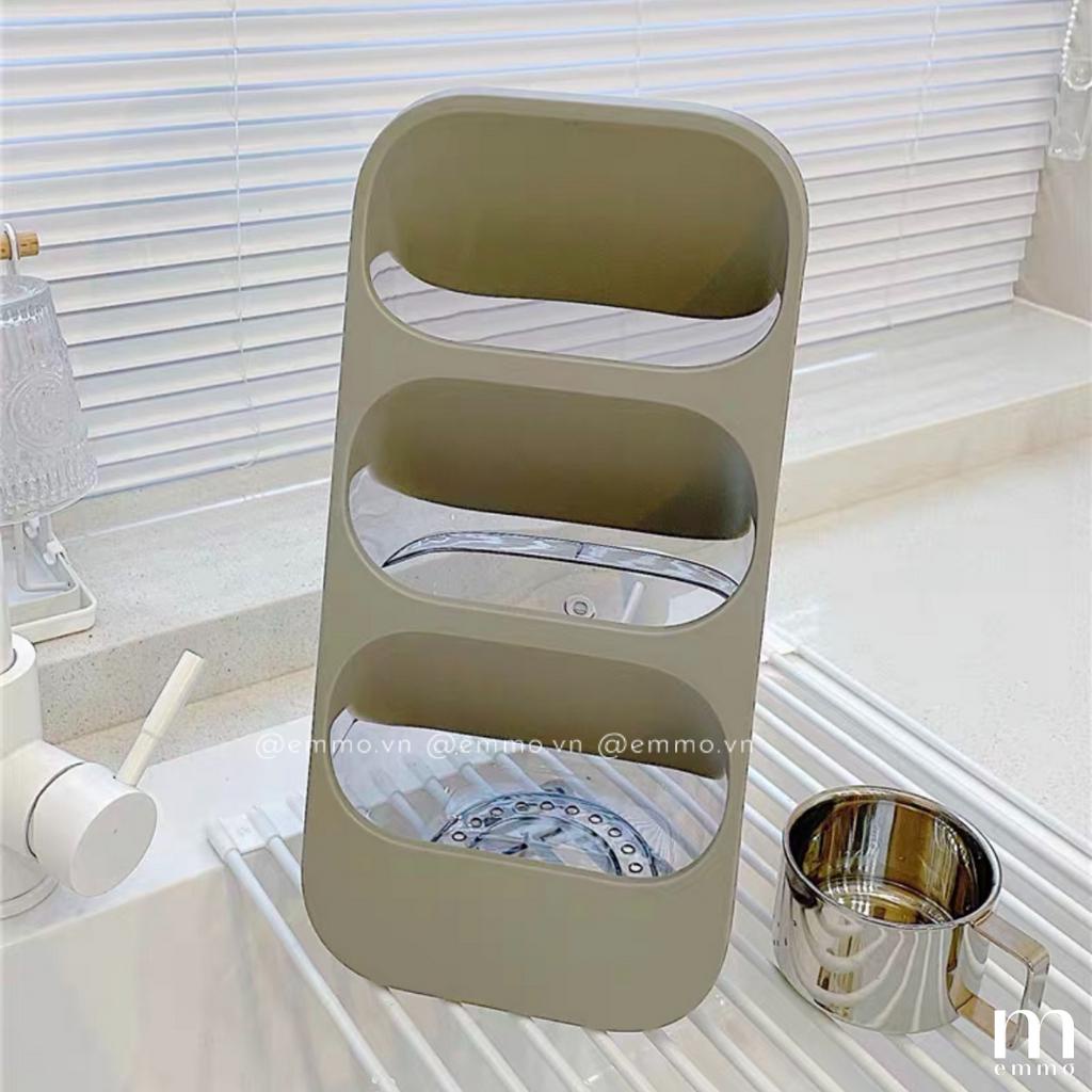 ỐNG ĐỰNG MUỖNG ĐŨA ĐA NĂNG 3 NGĂN DÀY DẶN EMMO RADIANT (LOẠI 1)