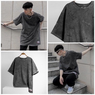 MENDE - Patch Washed Tee - Áo thun tay ngắn kĩ thuật mới