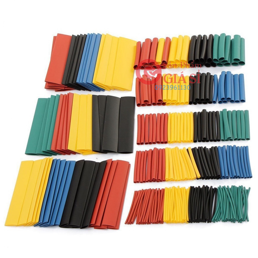 Bộ hổ lốn 328 ống co nhiệt đầu nối dây điện/cáp ❤️freeship❤️