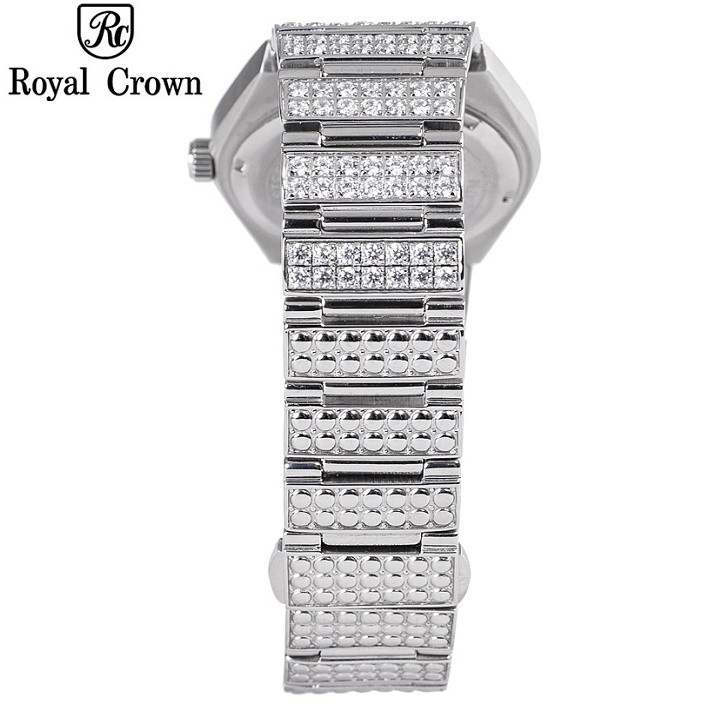 Đồng hồ nam chính hãng Royal Crown 6416 dây thép Diamond