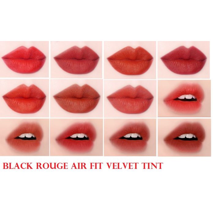 Son Kem Lì Black Rouge Air Fit Velvet Tint màu A01 A06 A12 A22 A21 A20 A19 Bad Rose | BigBuy360 - bigbuy360.vn