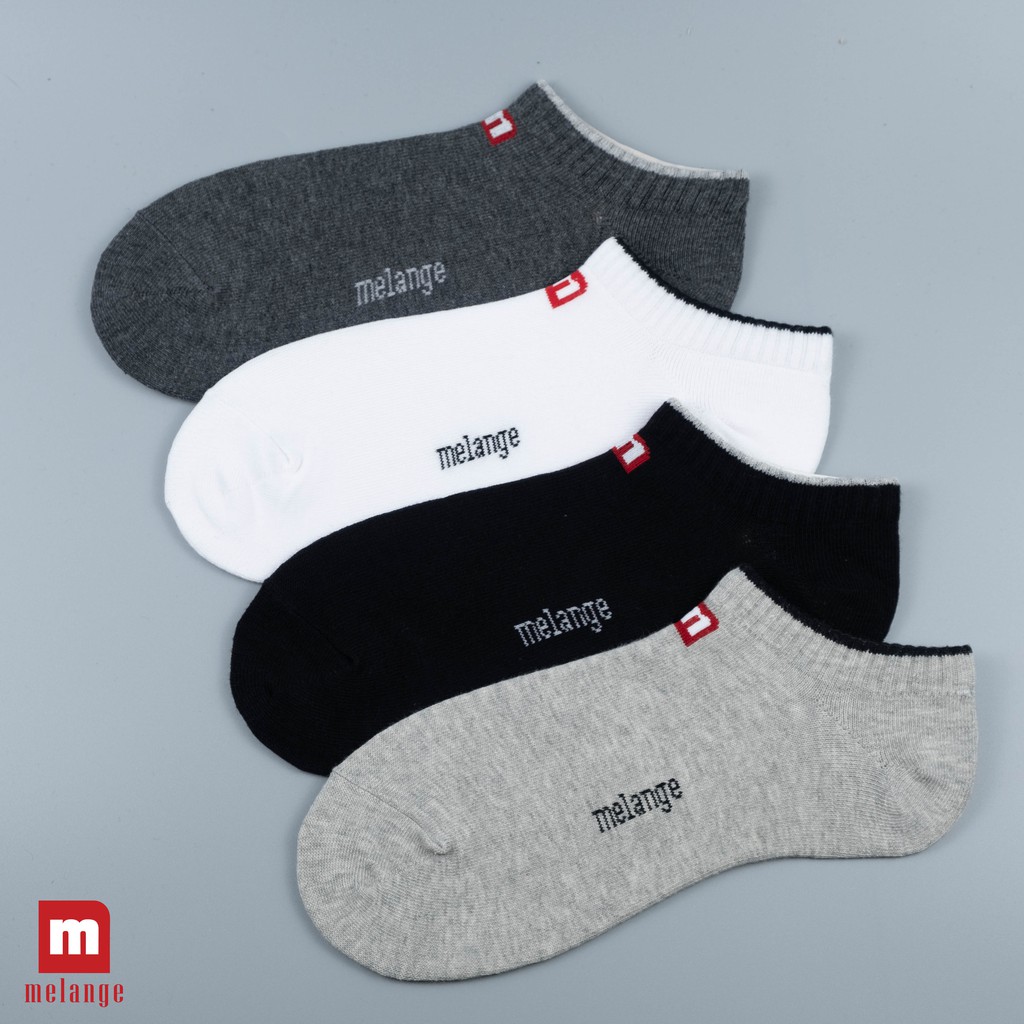 Tất Nam Trơn, Cổ Ngắn, Kháng Khuẩn - Khử Mùi Melange - MC.01.15