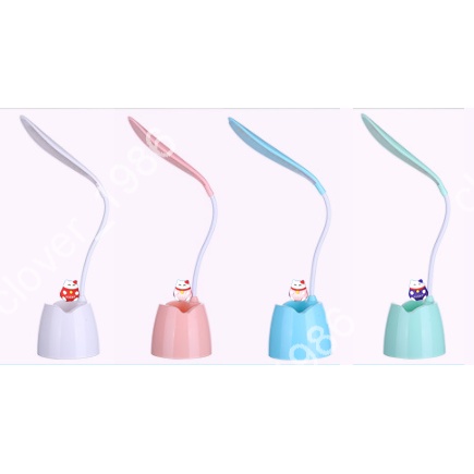 Đèn bàn Led Gấu trúc manh lan hoa hoa phúc bảo Pandabiz DBL39 cute ống cắm bút ( có thể đỡ điện thoại ) hoạt hình mèo