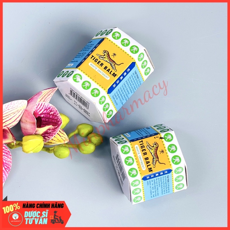 Dầu cù là con hổ trắng TIGER BALM WHITE giảm triệu chứng cảm cúm 19,4/30g -  Minpharmacy