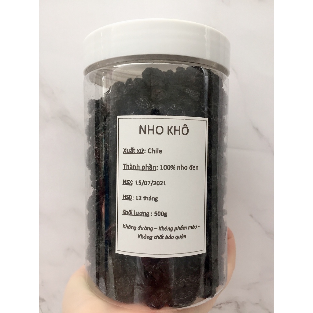 Nho khô không hạt Chile - Nho Raisin Sunview/Nho khô đen/nho vàng/nho 3 màu ăn vặt mẹ bầu