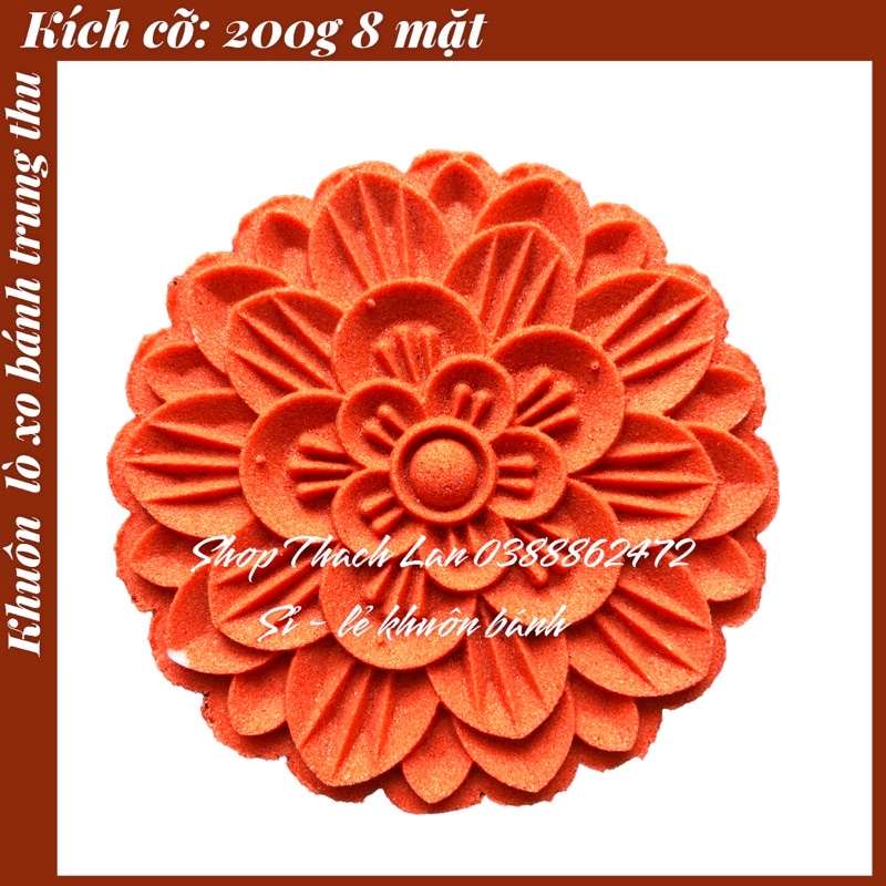 Khuôn lò xo 200g 8 mặt vân chùa