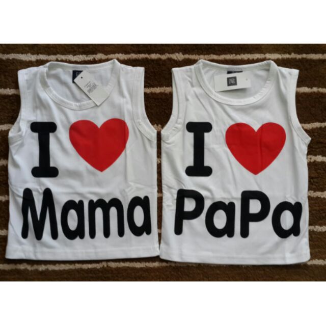 Áo thun Papa Mama