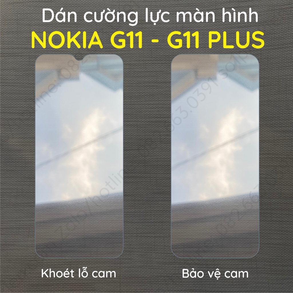 Dán cường lực Nokia G11 / G11+ (G11 plus) nano trong suốt, chống vân tay, bảo vệ mắt, chuẩn cường lực 9H+