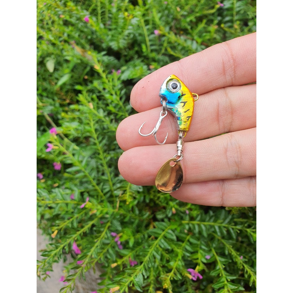 Mồi giả Vib mini thìa xoay