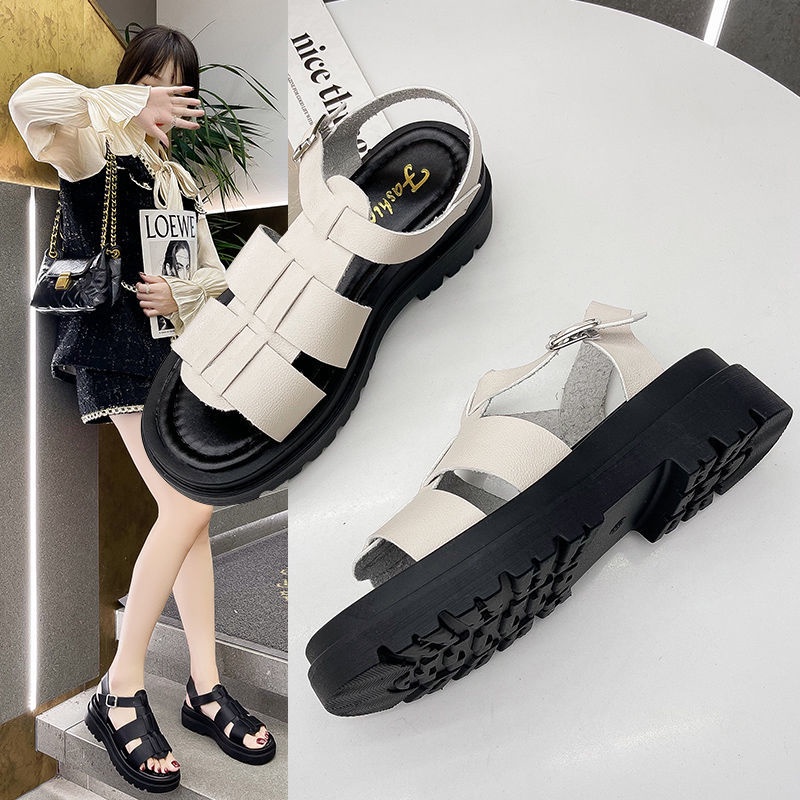 Sandal Đế Dày Tăng Chiều Cao Thiết Kế Mới Thời Trang Dành Cho Mùa Hè