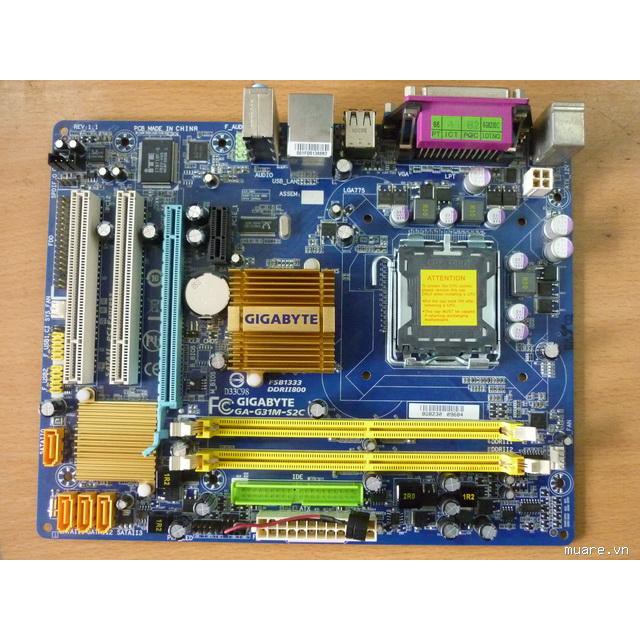 Bo mạch chủ  Mainboard Gigabyte G41/G31- Mainboard Socket 775 - BH 12 Tháng