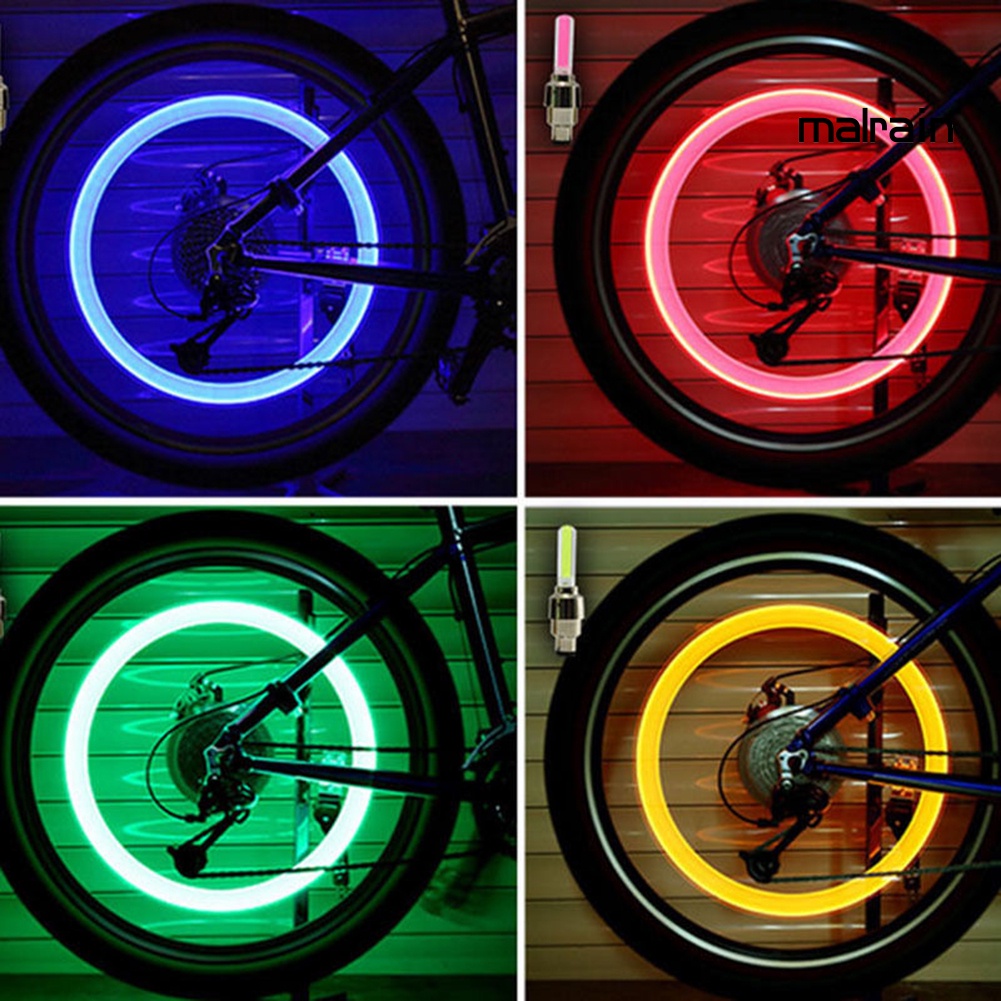 Set 2 Đèn LED Gắn Van Bánh Xe Ô Tô / Mô Tô