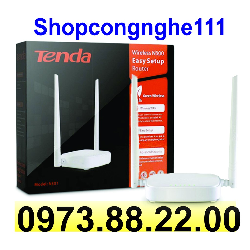 BỘ PHÁT WIFI TENDA N301 CHÍNH HÃNG | BigBuy360 - bigbuy360.vn