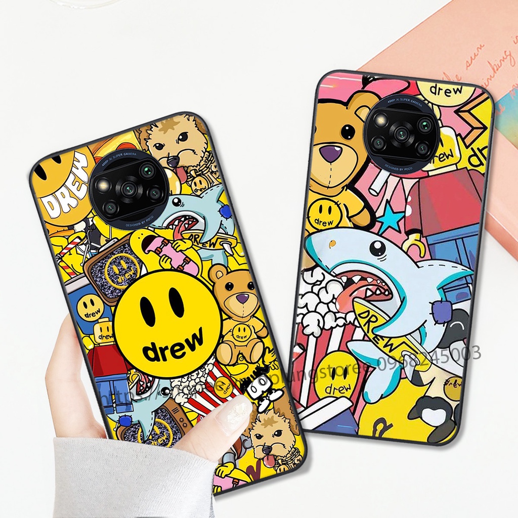 Ốp lưng Xiaomi Poco X3 / X3 Pro in hình thương hiệu thời trang đa sắc cá tính.