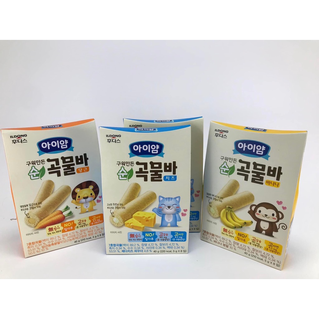 Bánh ống diêm mạch ILDONG cho bé date t8/2024