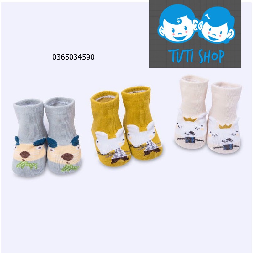 ☘️☘️[MẪU  2020] 1 SET TẤT MÙA ĐÔNG HUGELEPHANT SIÊU ẤM chống chơn, trượt  cho bé 1 tuổi, 2 tuổi, 3 tuổi, 4 tuổi