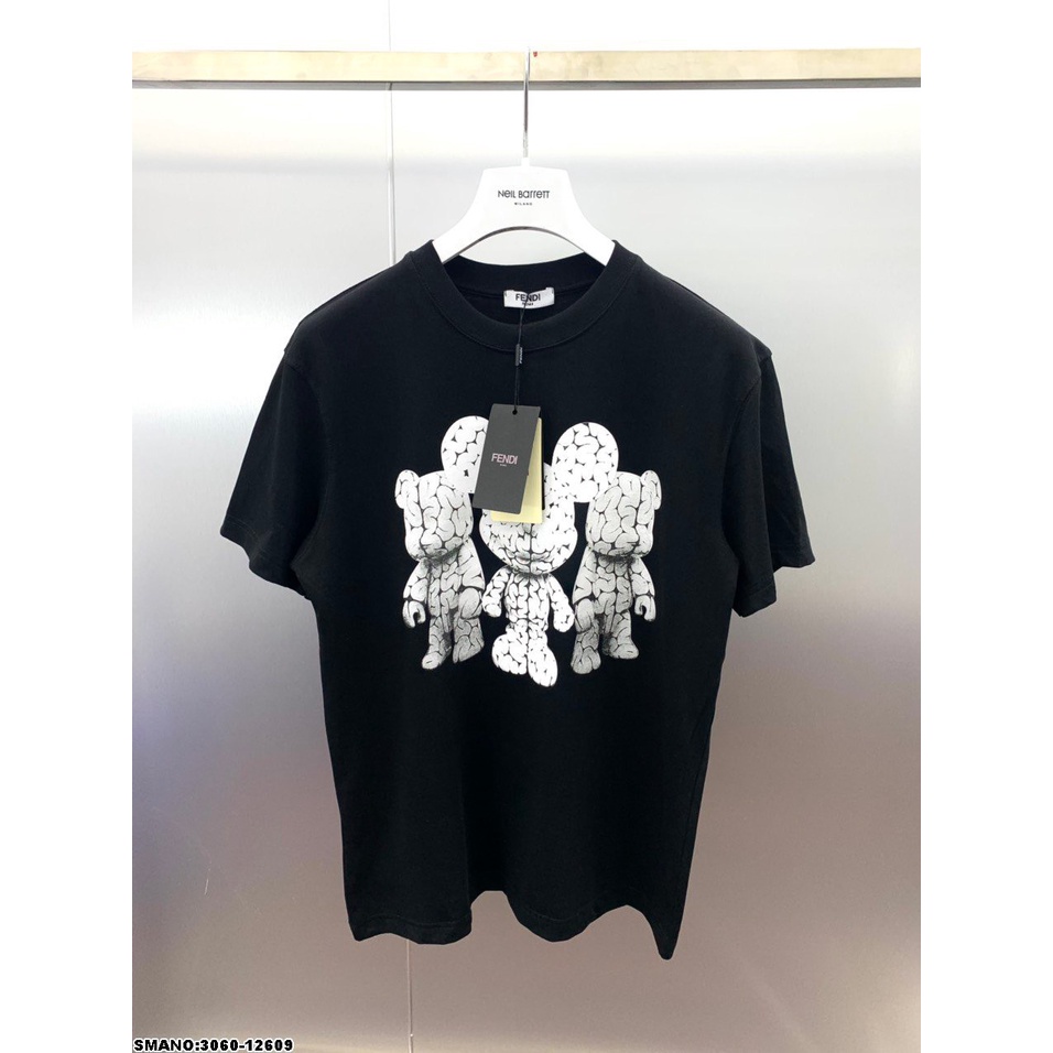 ( Hàng Hot- Mới) Áo Thun Hè Sánh Điệu Bản Chuột Lớn Phối Trước Ngực Mã GAREM 2022