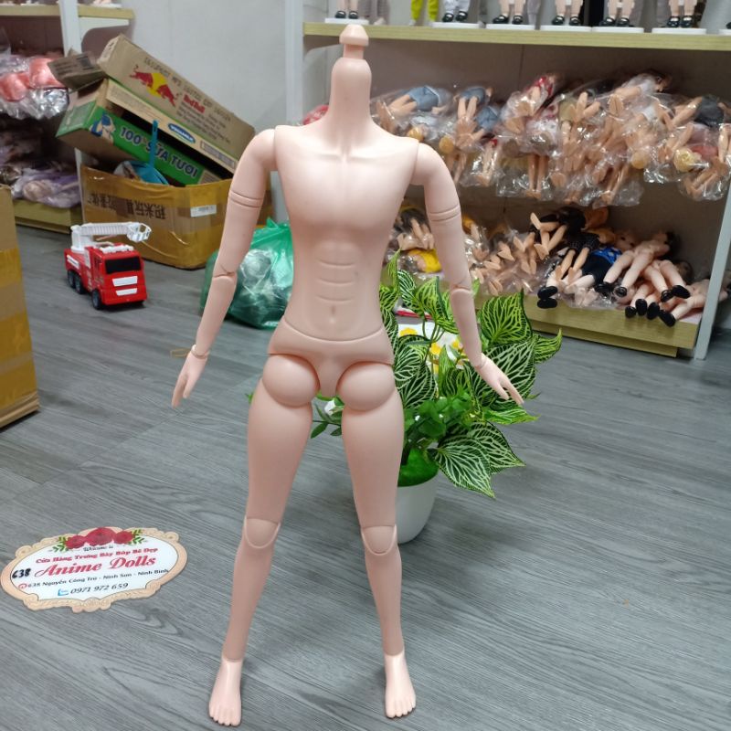 Thân búp bê nam và cơ thể búp bê 60cm nữ bán rời số lượng ít