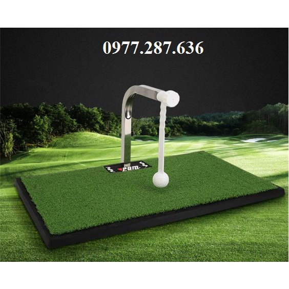 Thảm tập Swing Golf xoay 360 độ nhập khẩu PGM trong nhà luyện Chip và Pitching chỉnh tư thế lưng TT012