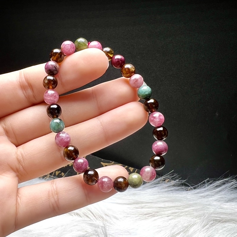 Vòng tay tourmaline 6-6.5 li