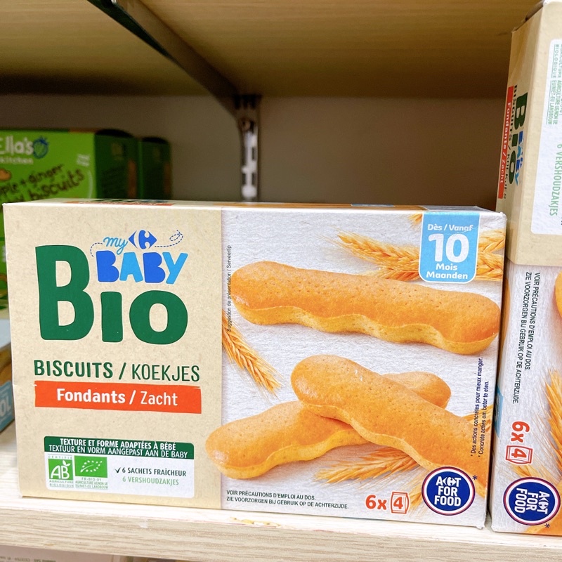 Bánh Quy Không Chứa Sữa Bledina, Baby Bio Cho Bé Từ 10m
