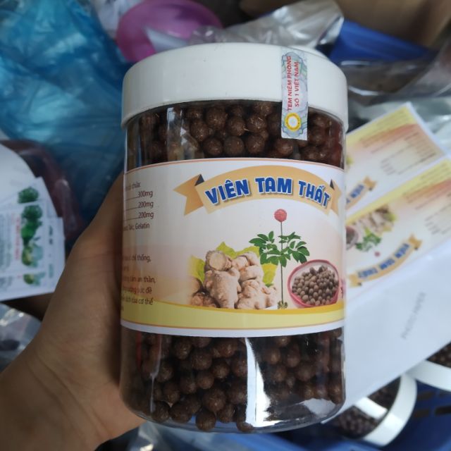 500g viên tam thất mật ong