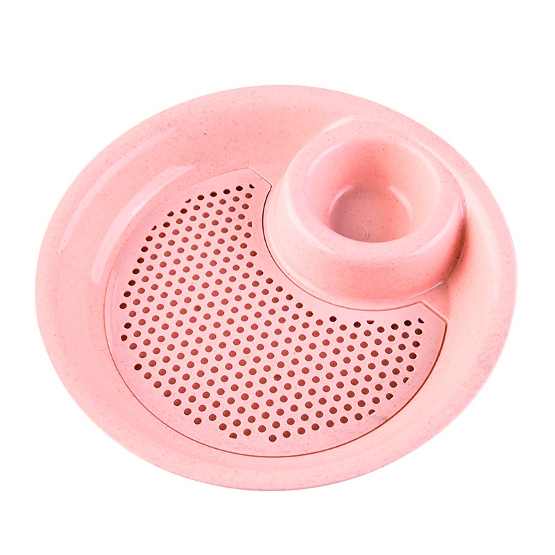 Khay đựng đồ ăn kèm bát nước chấm bằng lúa mạch size 25cm