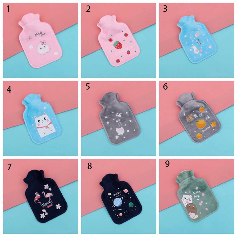 Túi chườm nước nóng lạnh giữ ấm bụng mini thiết kế dễ thương có thể tái sử dụng