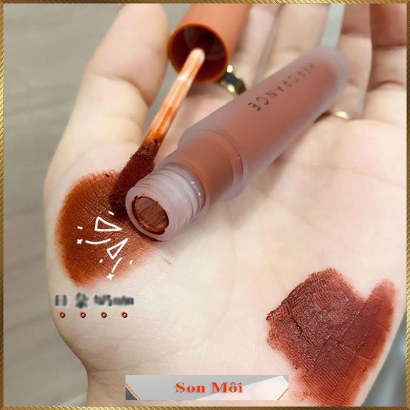 Set 3 cây son kem lì Herorange Fluffy Lip Glaze trang điểm môi HT2