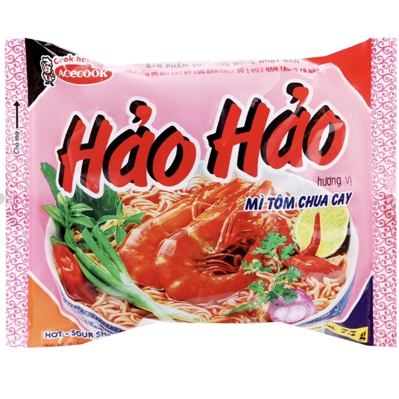 Thùng mì Hảo Hảo tôm chua cay 30 gói x 75g | BigBuy360 - bigbuy360.vn