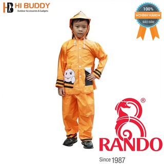 Áo mưa bộ trẻ em ong mật rando size 3 | gọn nhẹ cho trẻ nhỏ | hibushop