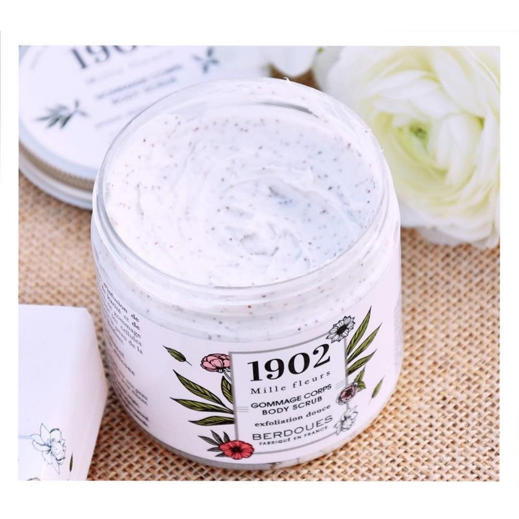 TẨY TẾ BÀO CHẾT TOÀN THÂN BERDOUES 1902 MILLE FLEURS BODY SCRUB 200G CHÍNH HÃNG - 7478