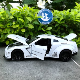 Xe mô hình 1:32 nissan gtr hãng mini auto