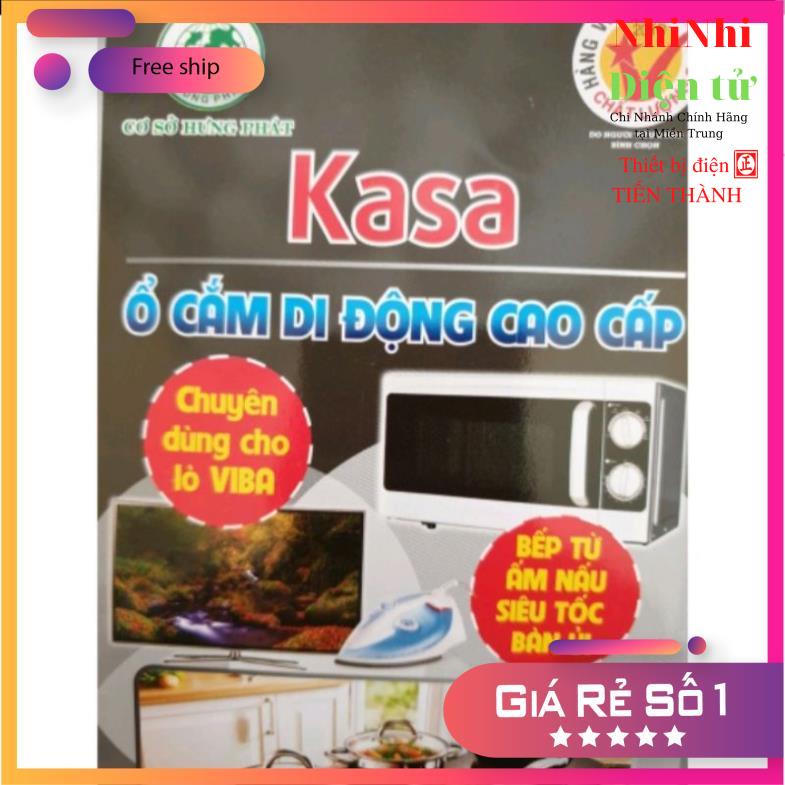 [CÔNG SUẤT LỚN] Ổ cắm điện chịu tải  kasavina  2500w có cầu chì tự ngắt - Hàng Viêt Nam công nghệ nhật Bản_nhinhidientu