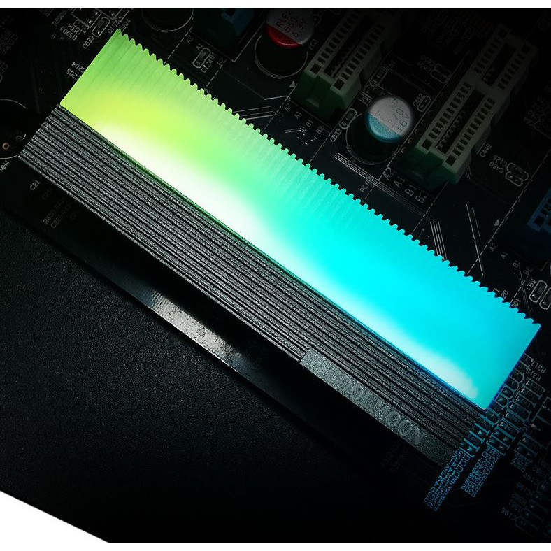 Tản Nhiệt SSD M2 Led RGB Coolmoon - Hỗ Trợ Đồng Bộ Hub Coolmoon và Mainboard