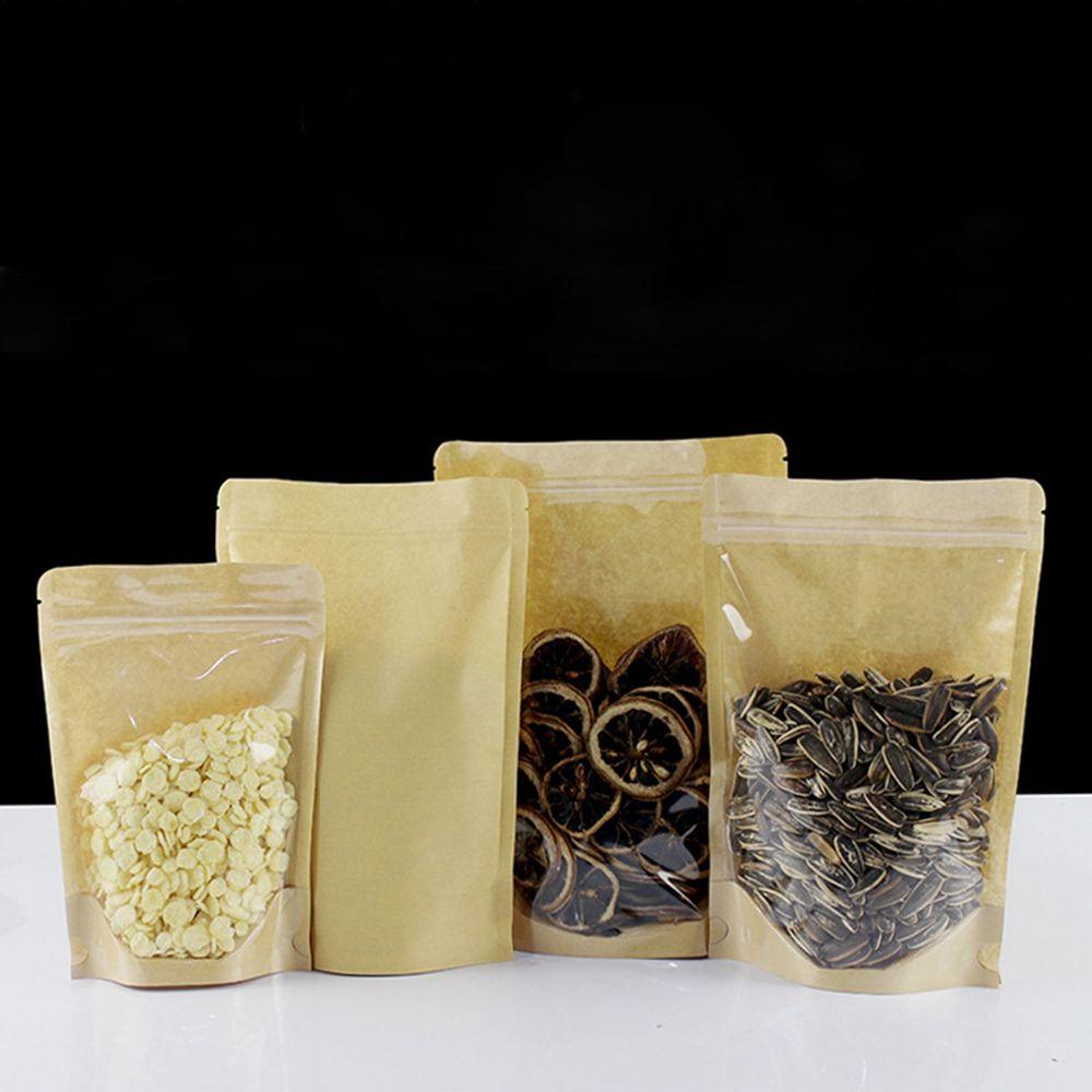 Set 50 Túi Giấy Đựng Bánh Kẹo / Trà / Cà Phê Trong Suốt