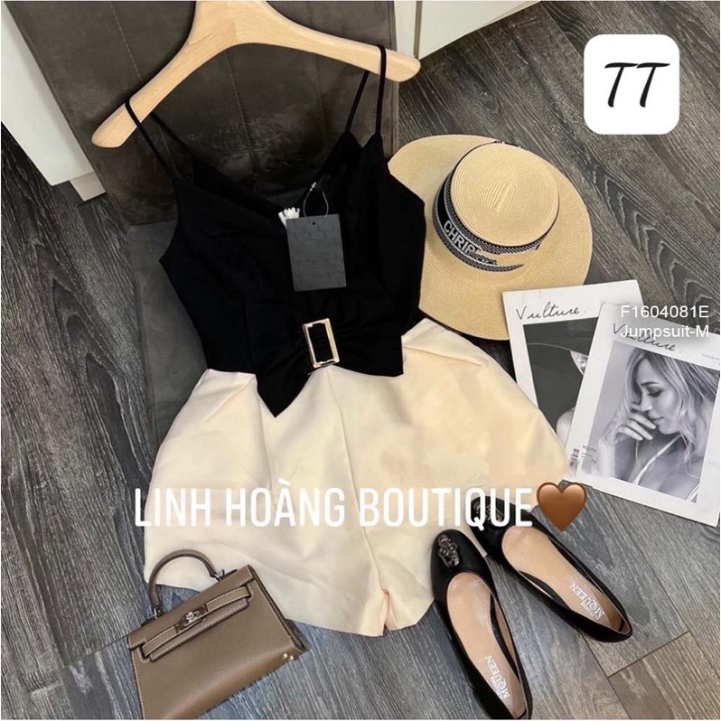Jumpsuits 2 dây nơ bụng