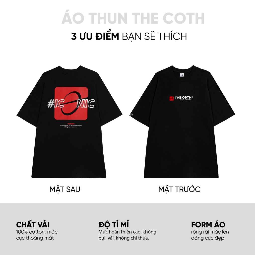 Áo thun unisex Big Hashtag Tee, nam nữ mặc lên form cực đẹp chất mặc mát mẻ Thương Hiệu The Coth AT2U0610