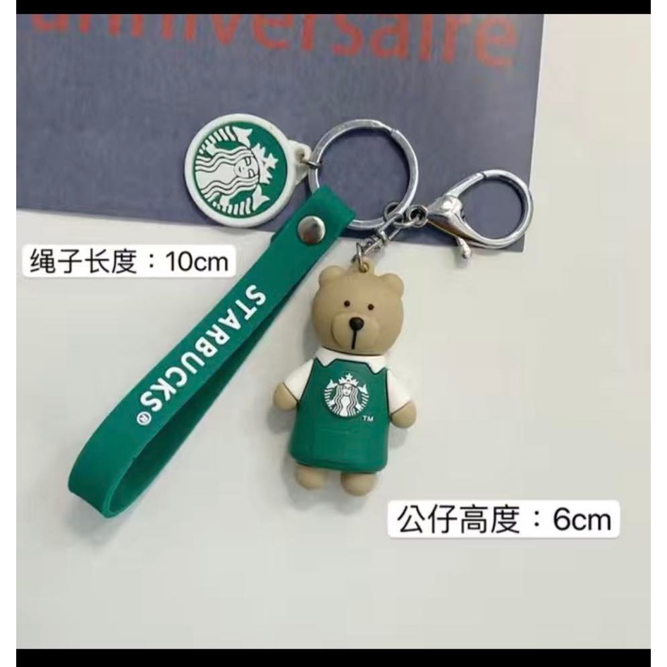 [FREE SHIP]  Móc khóa kaws gấu starbucks bearbrick marvel phi hành chó lv bulldog  gia hàng cao cấp móc treo chìa khóa