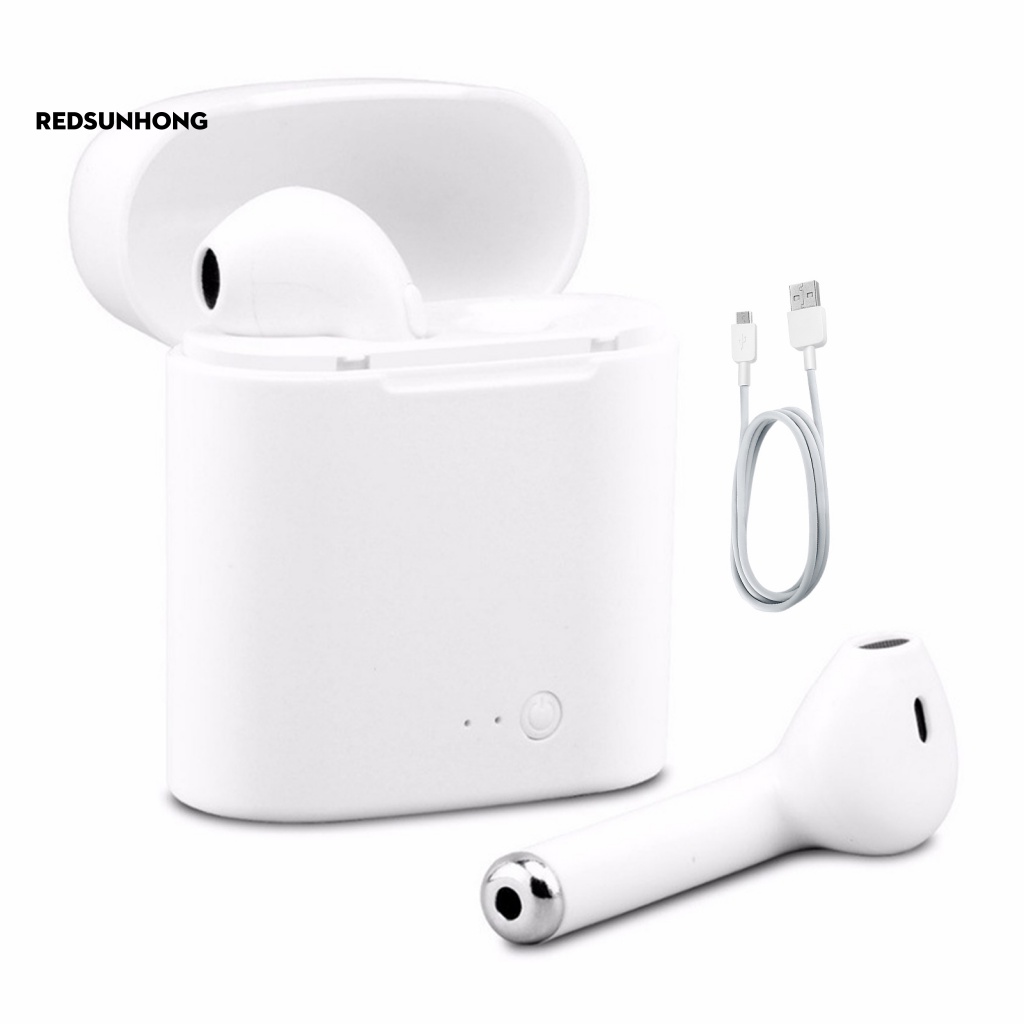 Tai Nghe Bluetooth 5.0 i7S Có Nút Điều Khiển Âm Lượng Cao