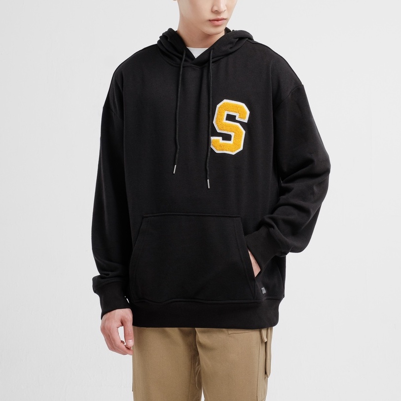 Áo hoodie nam SSSTUTTER thêu logo chữ S ngay ngực LUXURY S HOODIE