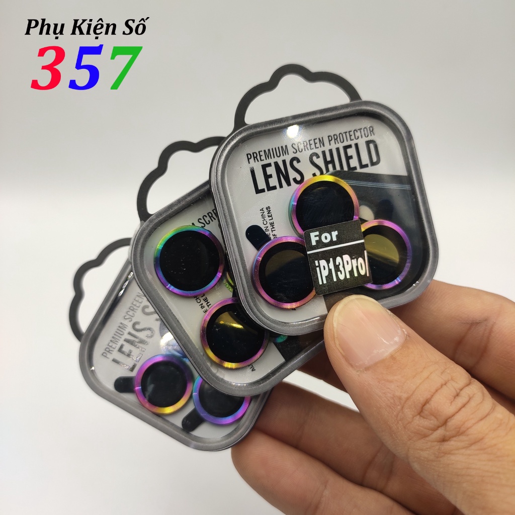 Viền camera Titan đủ dòng iPhone - Viền Camera Titan iPhone 13 Pro Max - Hàng cao cấp