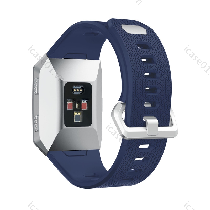 Fitbit ionic Dây Đeo Thay Thế Chất Liệu Silicon Thiết Kế Nhiều Lỗ Thời Trang Cho Fitbit Ionic