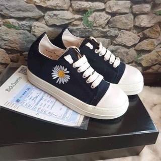 [FreeShip+Bill ] Giày Ro ⚡️𝐒𝐢ê𝐮 𝐑ẻ⚡️ Hoa Cúc - Giày Rick Owen Đế Thơm Vani
