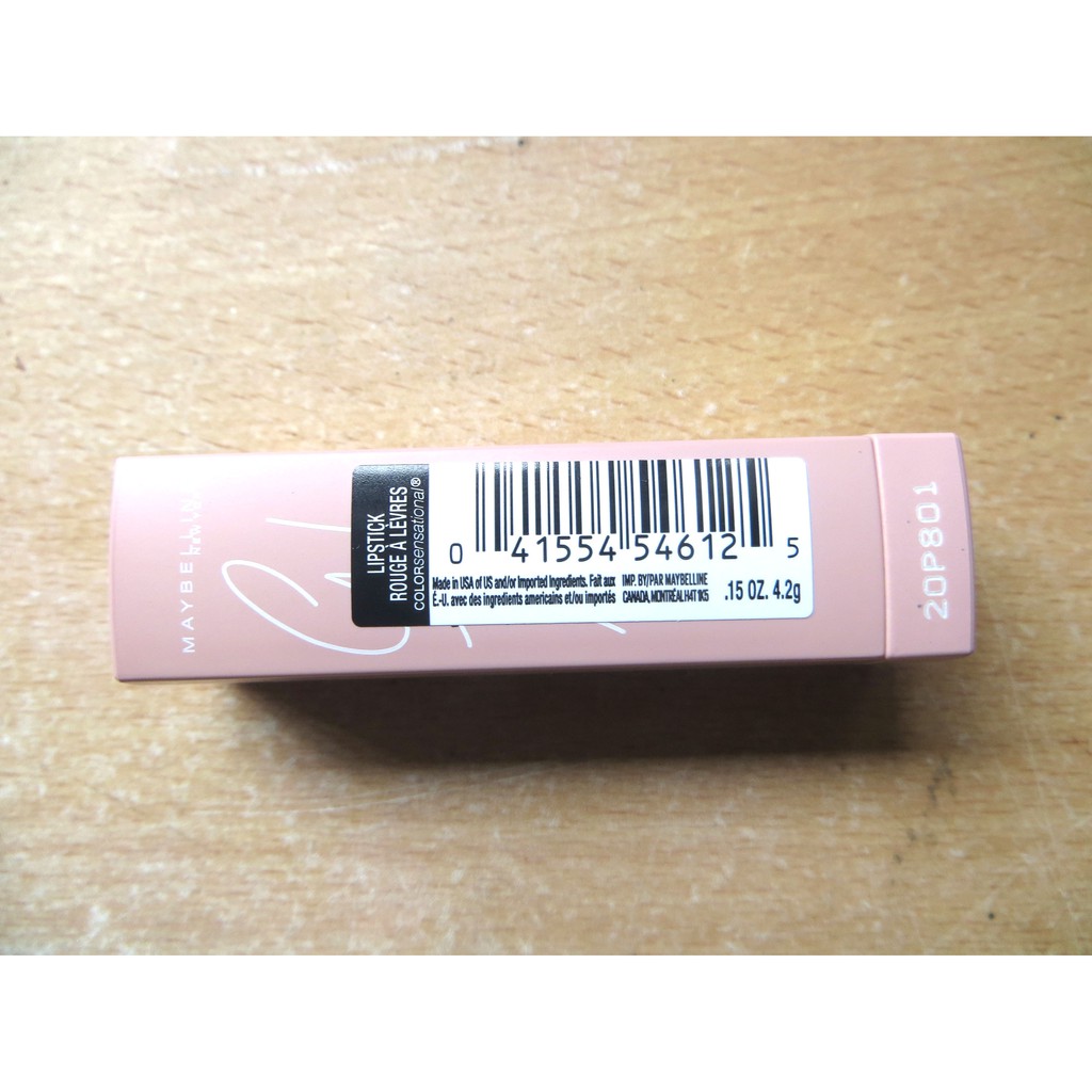 HOÀN TIỀN 300% NẾU PHÁT HIỆN HÀNG FAKE - Son Maybelline GiGi Hadid Matte Lipstick 4.2 gram, mầu đỏ cam, sản xuất tại Mỹ